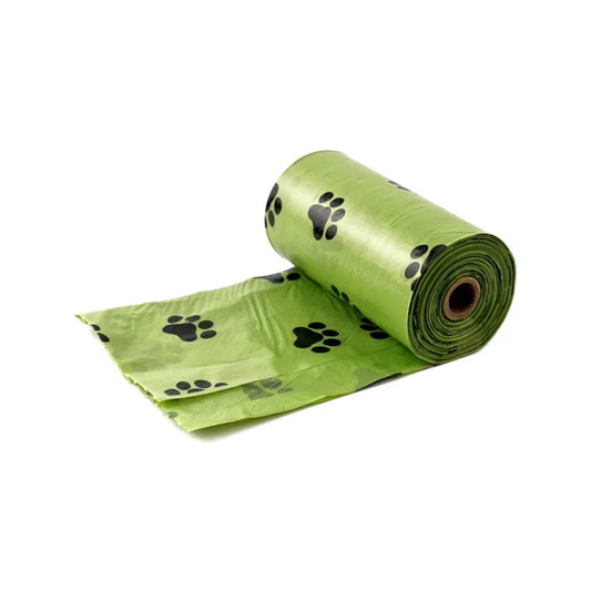 Biodegradable Pet Waste Bags Thickened Portable Printed Dog Poop Bags Eco-Friendly Outdoor Pet Poop Pickup Bags with Organizer